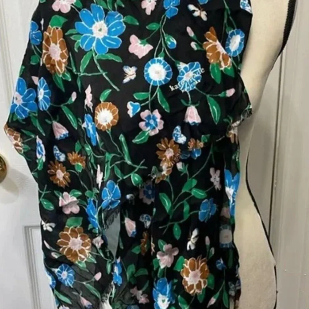 kate spade new york floral garden oblong scarf